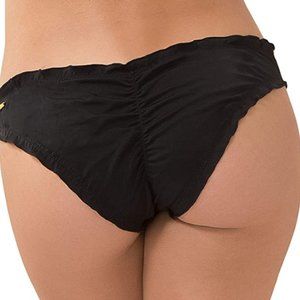 Ruffled and Runchwd Back Bikini Bottom